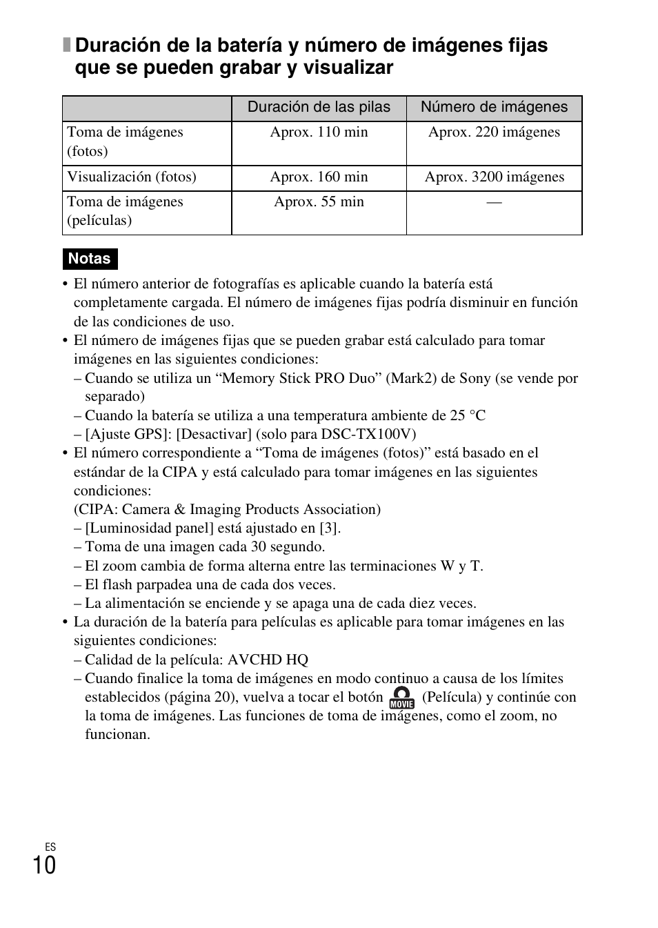 Sony DSC-TX100V User Manual | Page 38 / 56