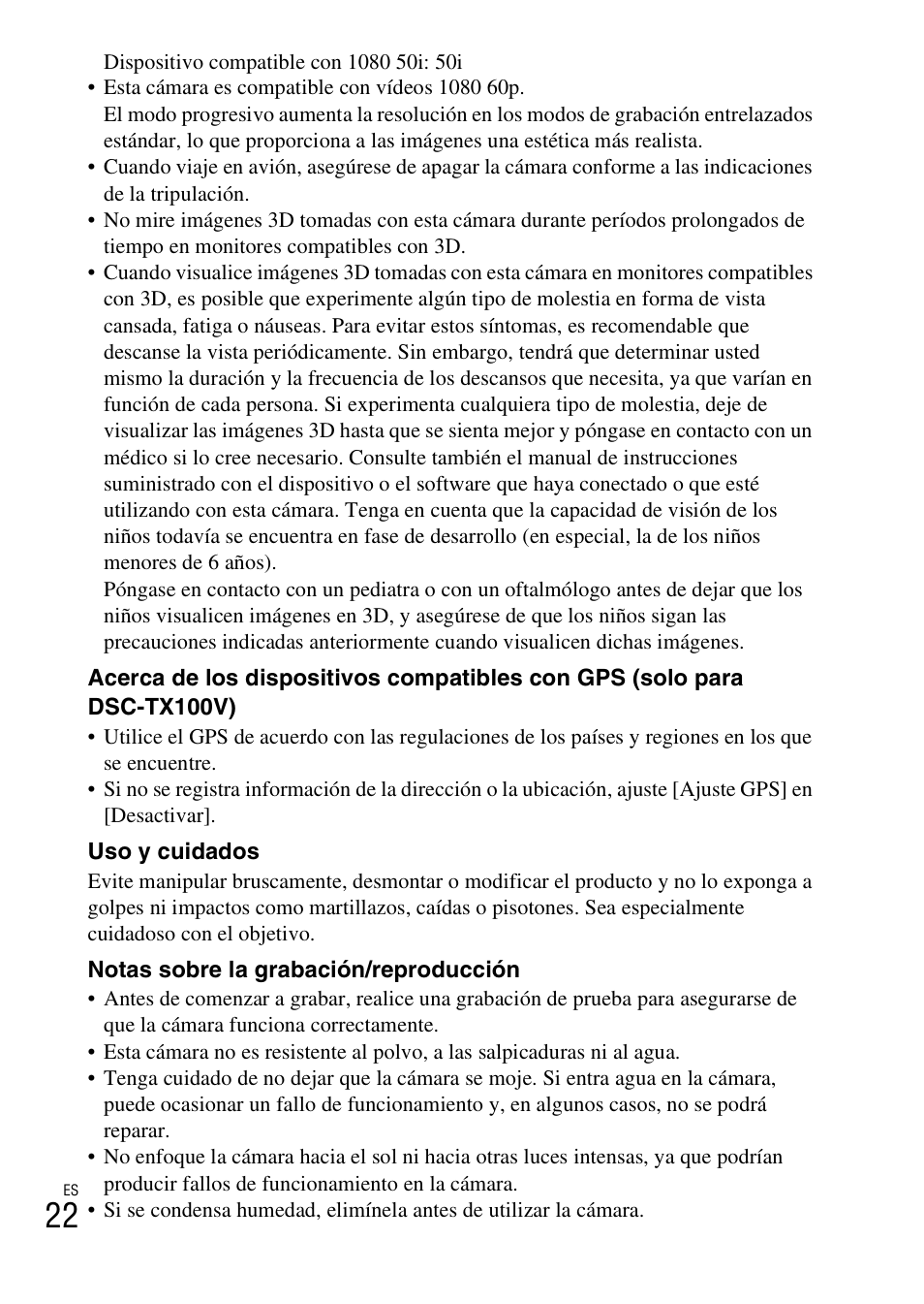 Sony DSC-TX100V User Manual | Page 50 / 56