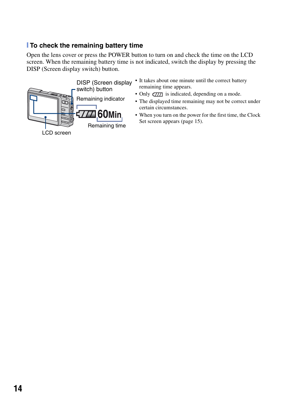 Sony DSC-G1 User Manual | Page 14 / 76