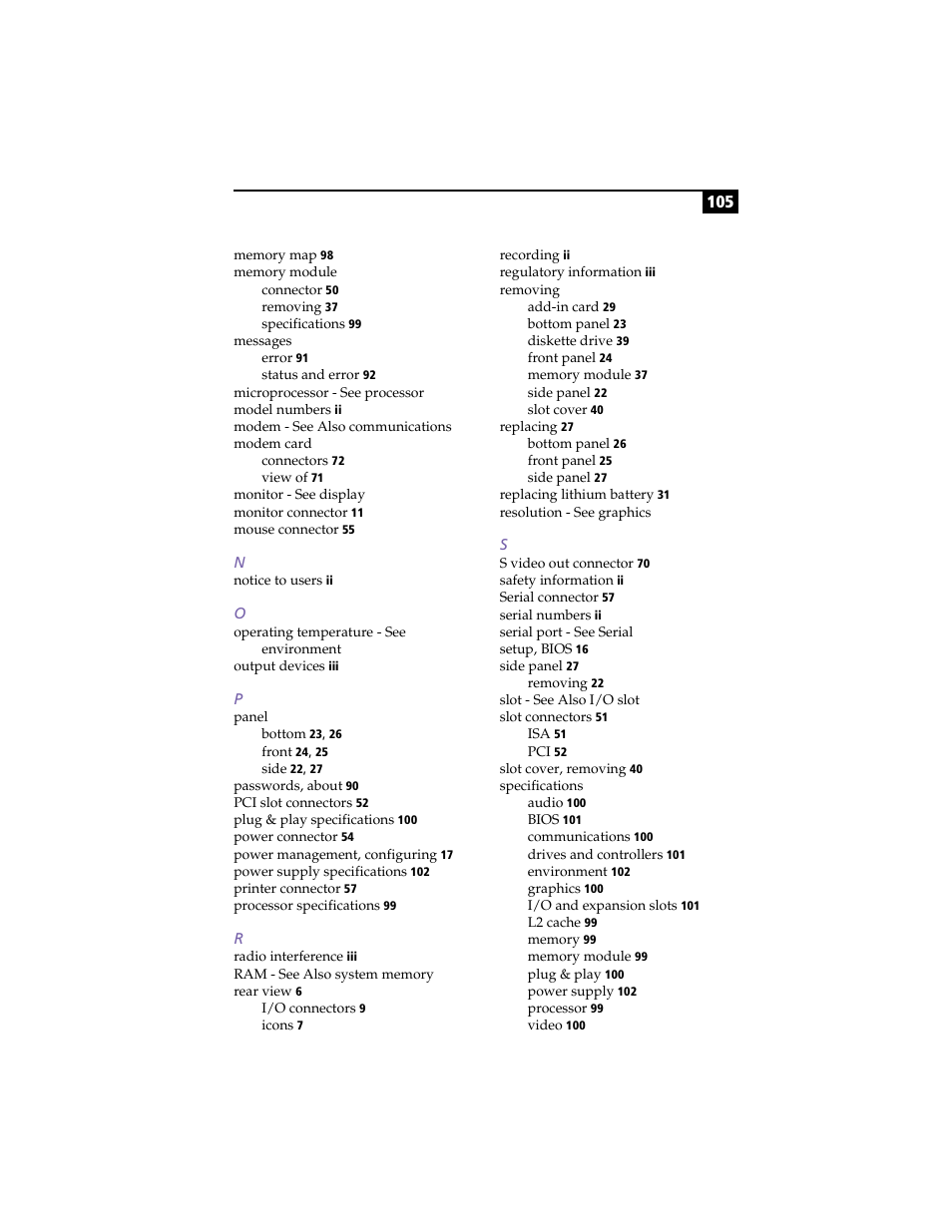 Sony PCV-E204 User Manual | Page 113 / 114