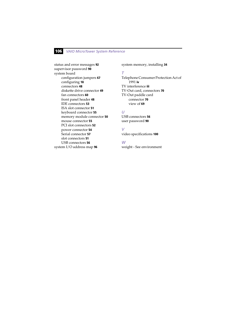 Sony PCV-E204 User Manual | Page 114 / 114