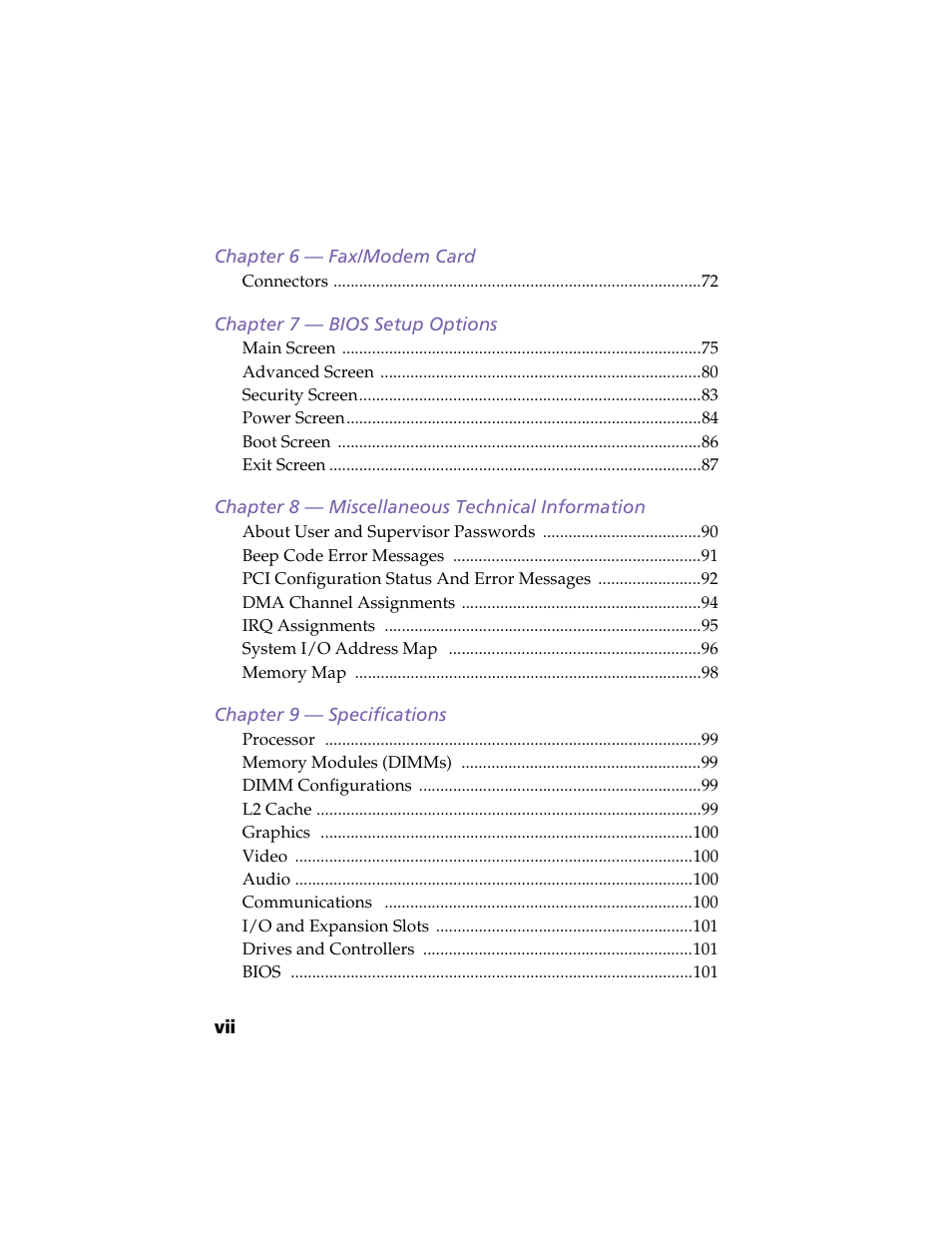 Sony PCV-E204 User Manual | Page 7 / 114