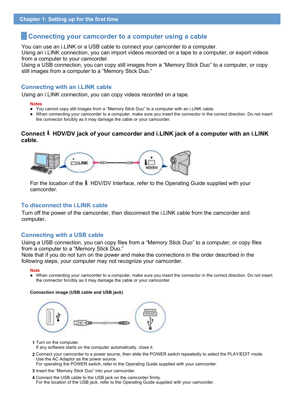 Sony HDR-HC7 User Manual | Page 8 / 34