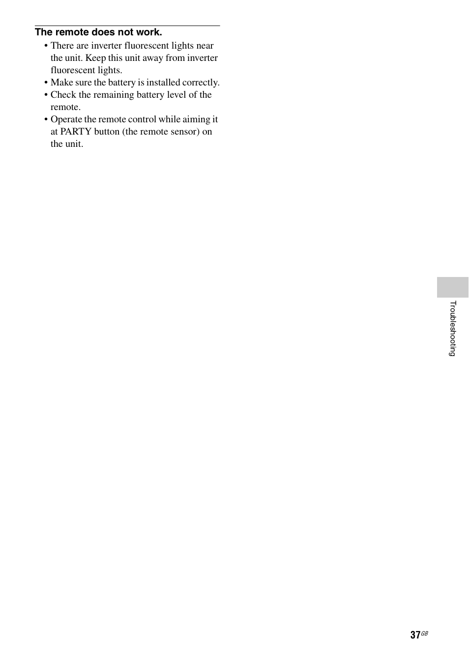 Sony SA-NS300 User Manual | Page 37 / 40