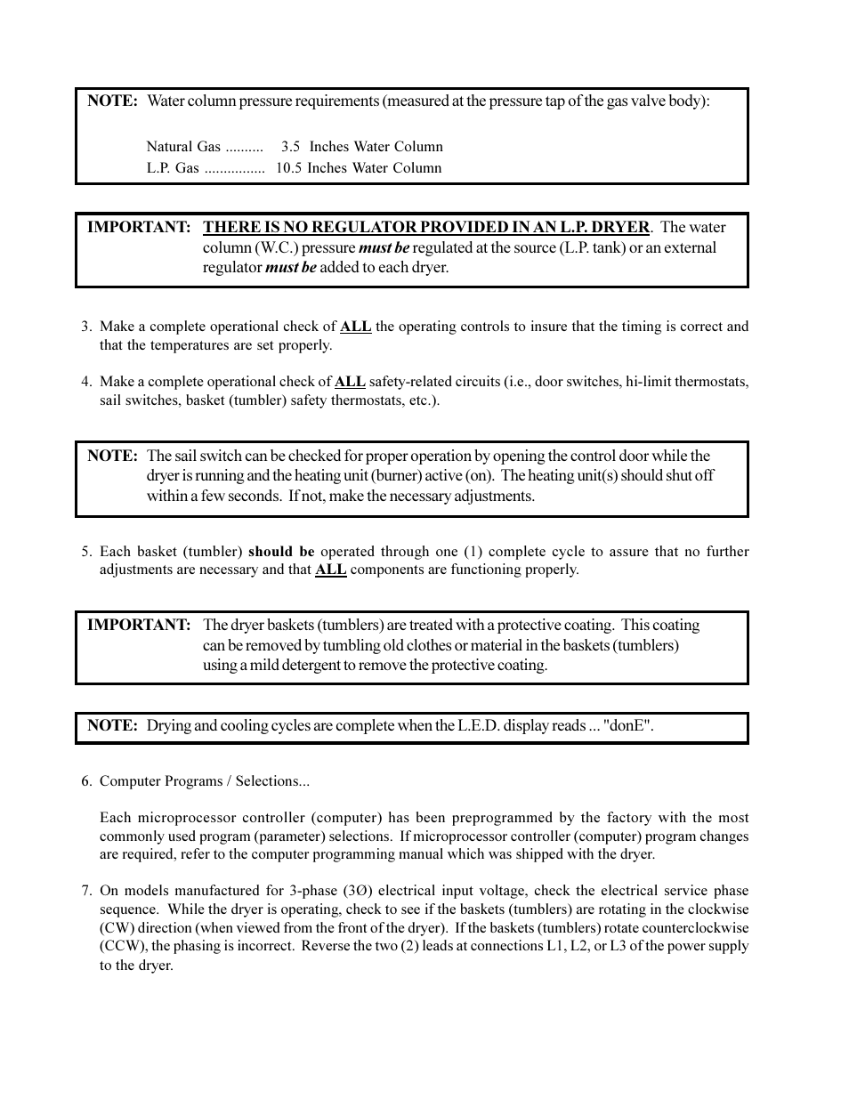 American Dryer Corp. AD-230 User Manual | Page 30 / 48