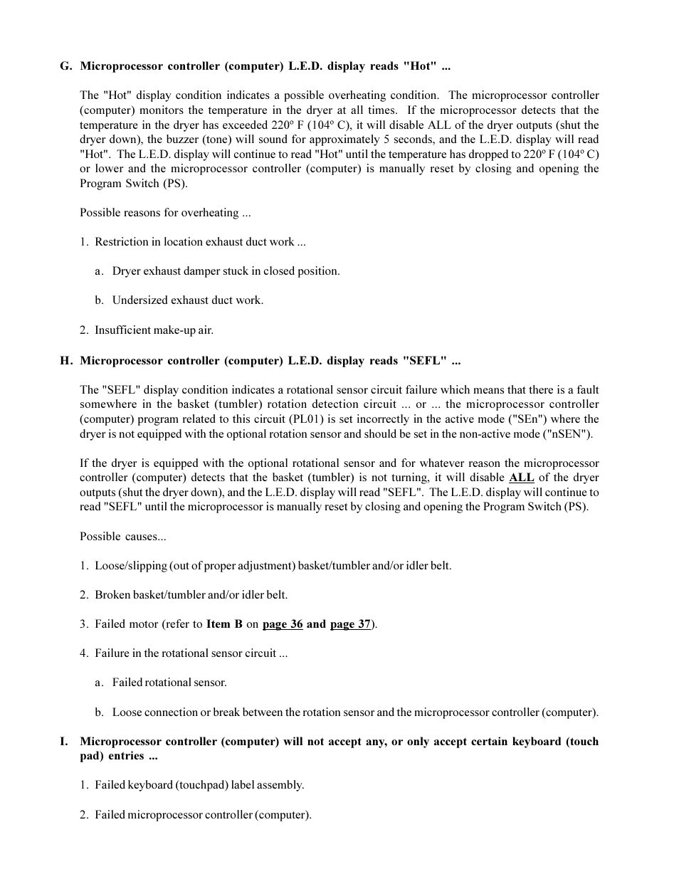 American Dryer Corp. AD-230 User Manual | Page 42 / 48