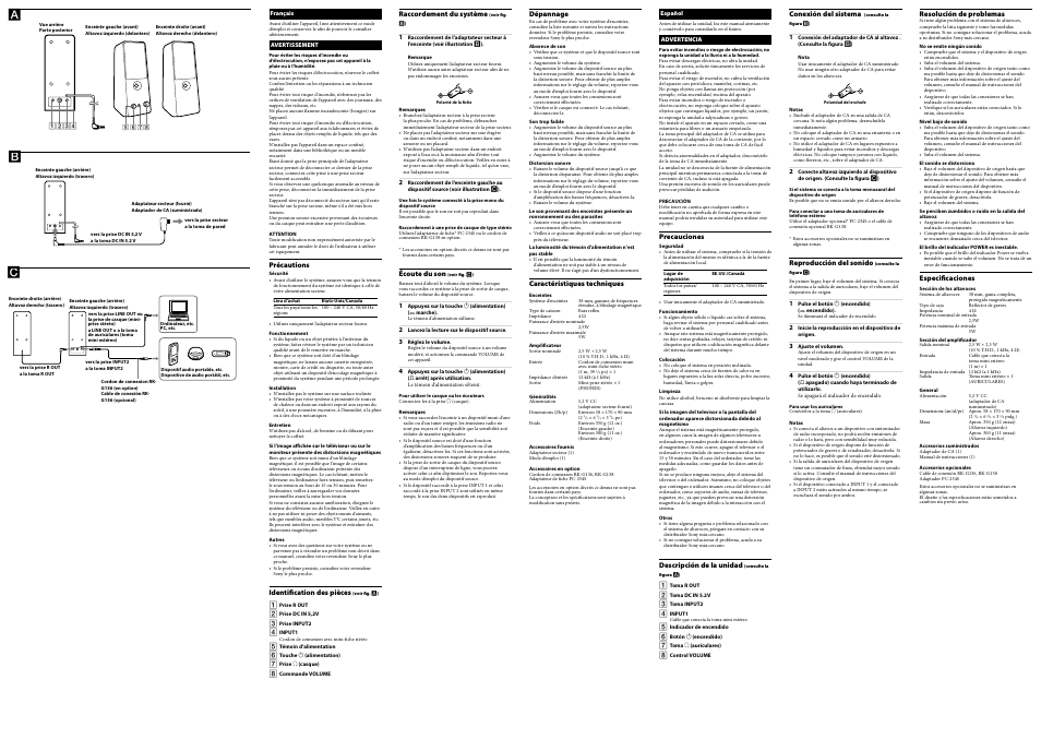 Sony SRS-Z50 User Manual | Page 2 / 2