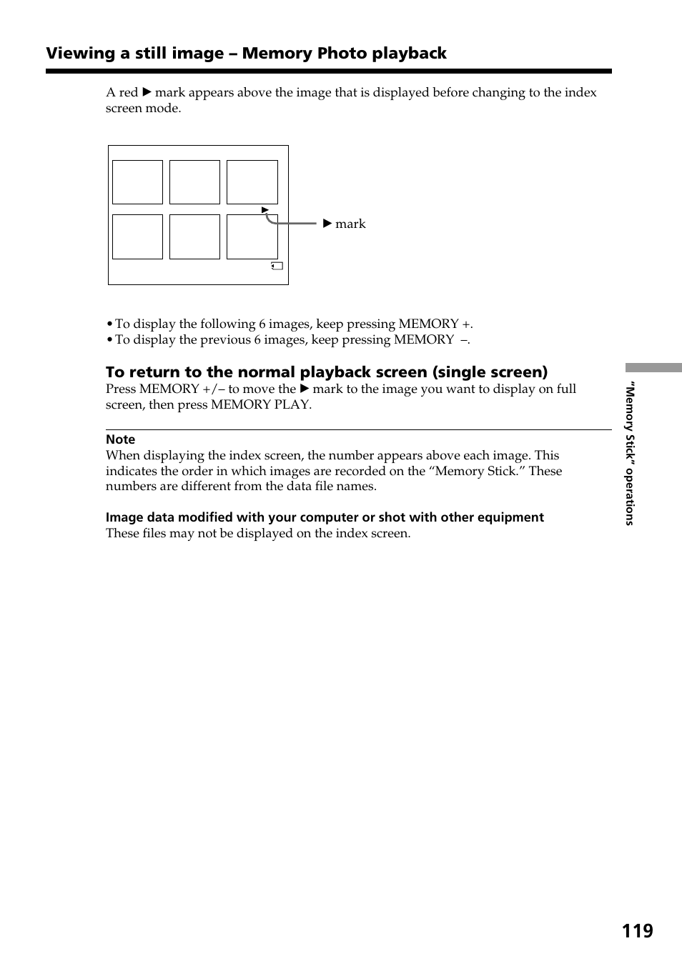 Sony DCR-TRV830 User Manual | Page 119 / 168