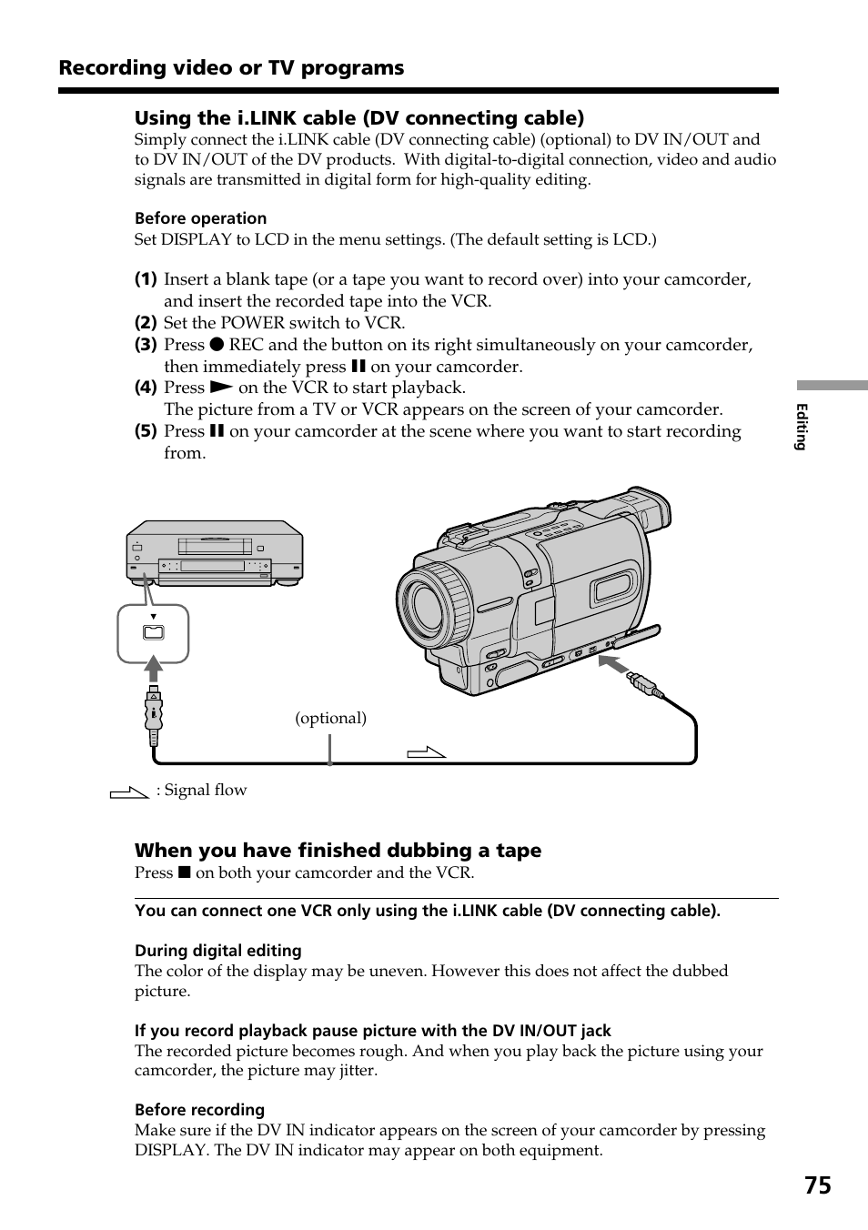 Sony DCR-TRV830 User Manual | Page 75 / 168