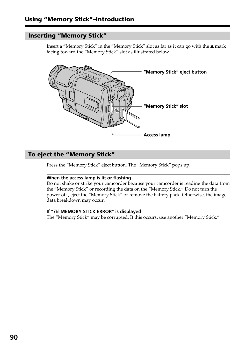 Sony DCR-TRV830 User Manual | Page 90 / 168