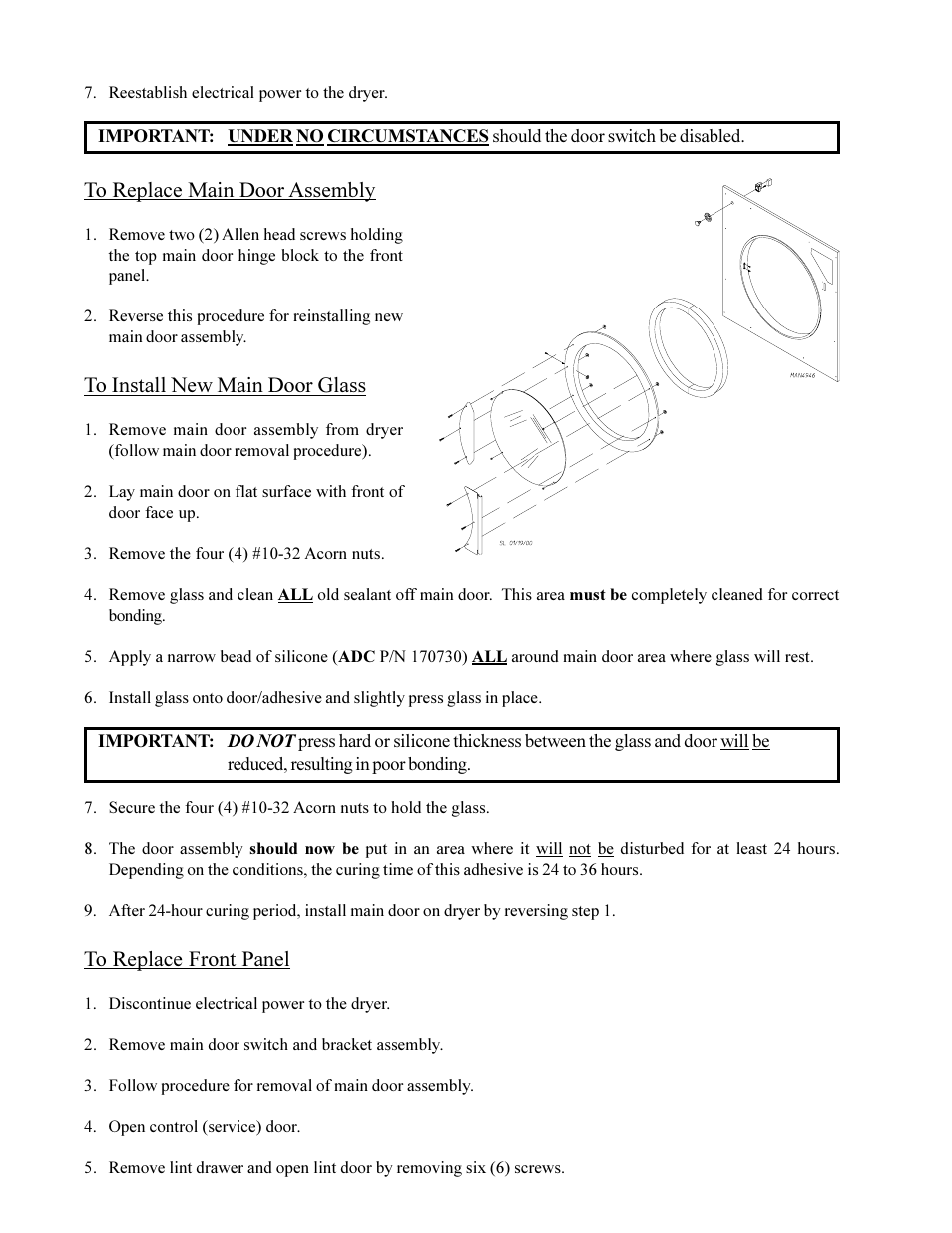 American Dryer Corp. Phase 6 Microprocessor Controls ML-190HS User Manual | Page 28 / 63