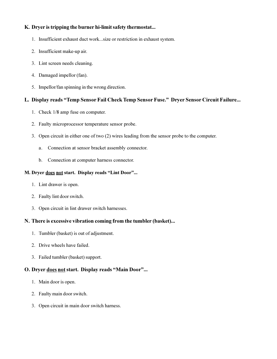 American Dryer Corp. Phase 6 Microprocessor Controls ML-190HS User Manual | Page 44 / 63