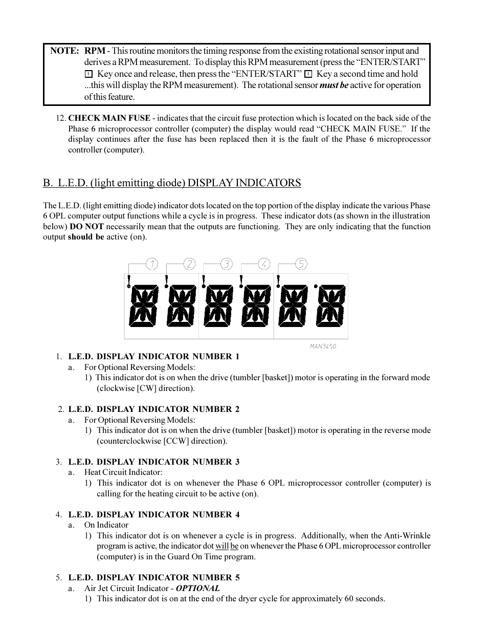 American Dryer Corp. Phase 6 Microprocessor Controls ML-190HS User Manual | Page 48 / 63