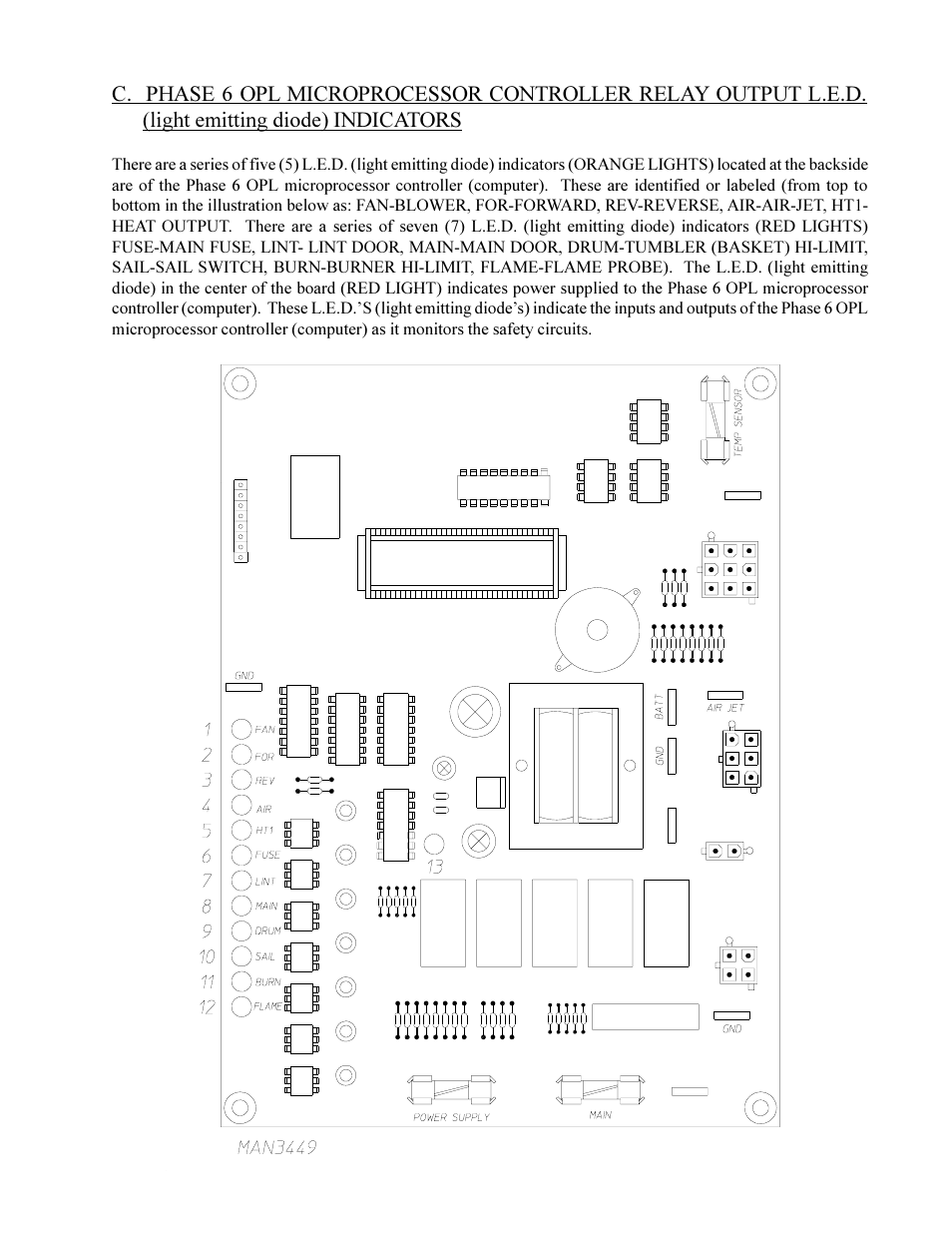 American Dryer Corp. Phase 6 Microprocessor Controls ML-190HS User Manual | Page 49 / 63
