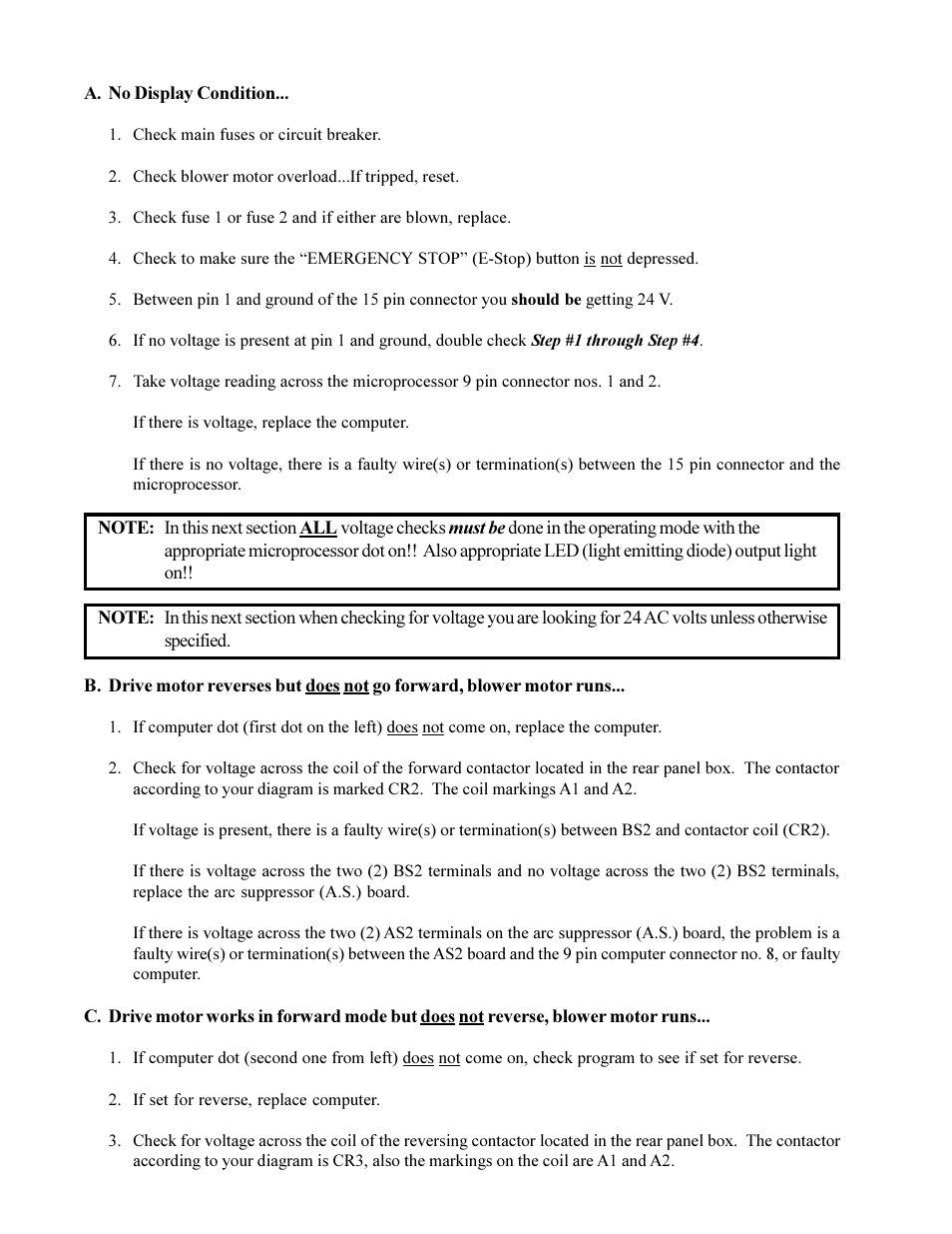 American Dryer Corp. Phase 6 Microprocessor Controls ML-190HS User Manual | Page 54 / 63