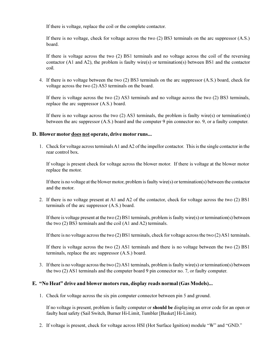 American Dryer Corp. Phase 6 Microprocessor Controls ML-190HS User Manual | Page 55 / 63