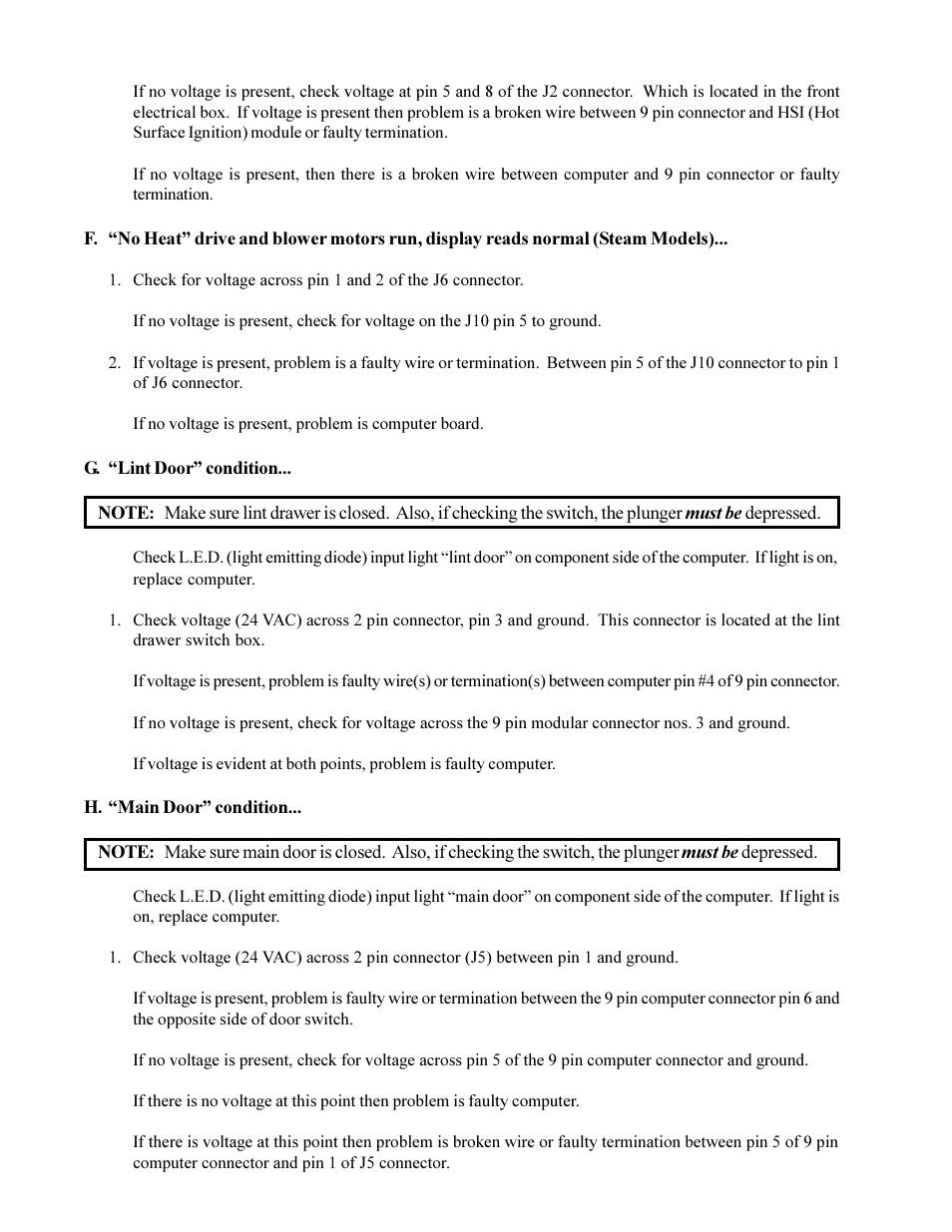 American Dryer Corp. Phase 6 Microprocessor Controls ML-190HS User Manual | Page 56 / 63
