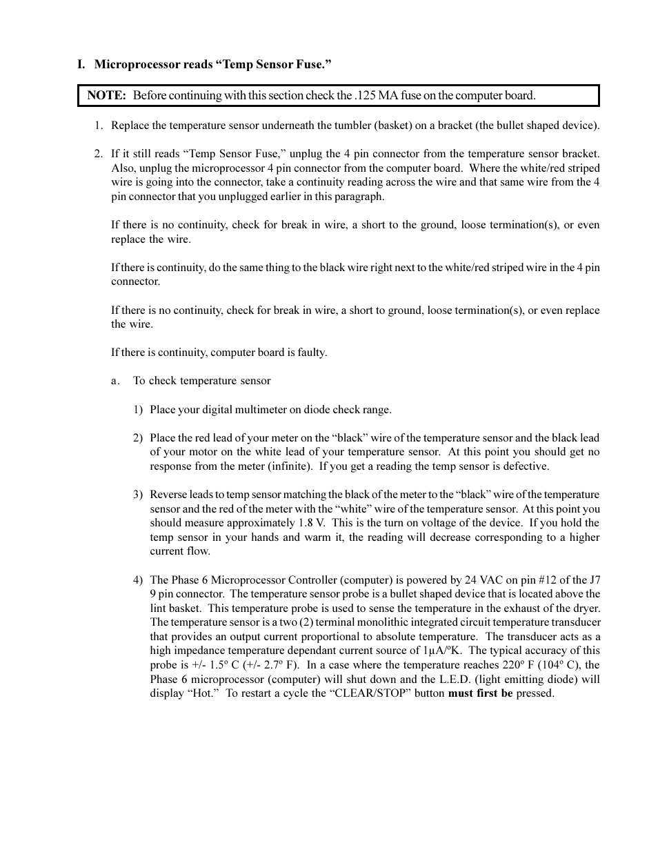 American Dryer Corp. Phase 6 Microprocessor Controls ML-190HS User Manual | Page 57 / 63