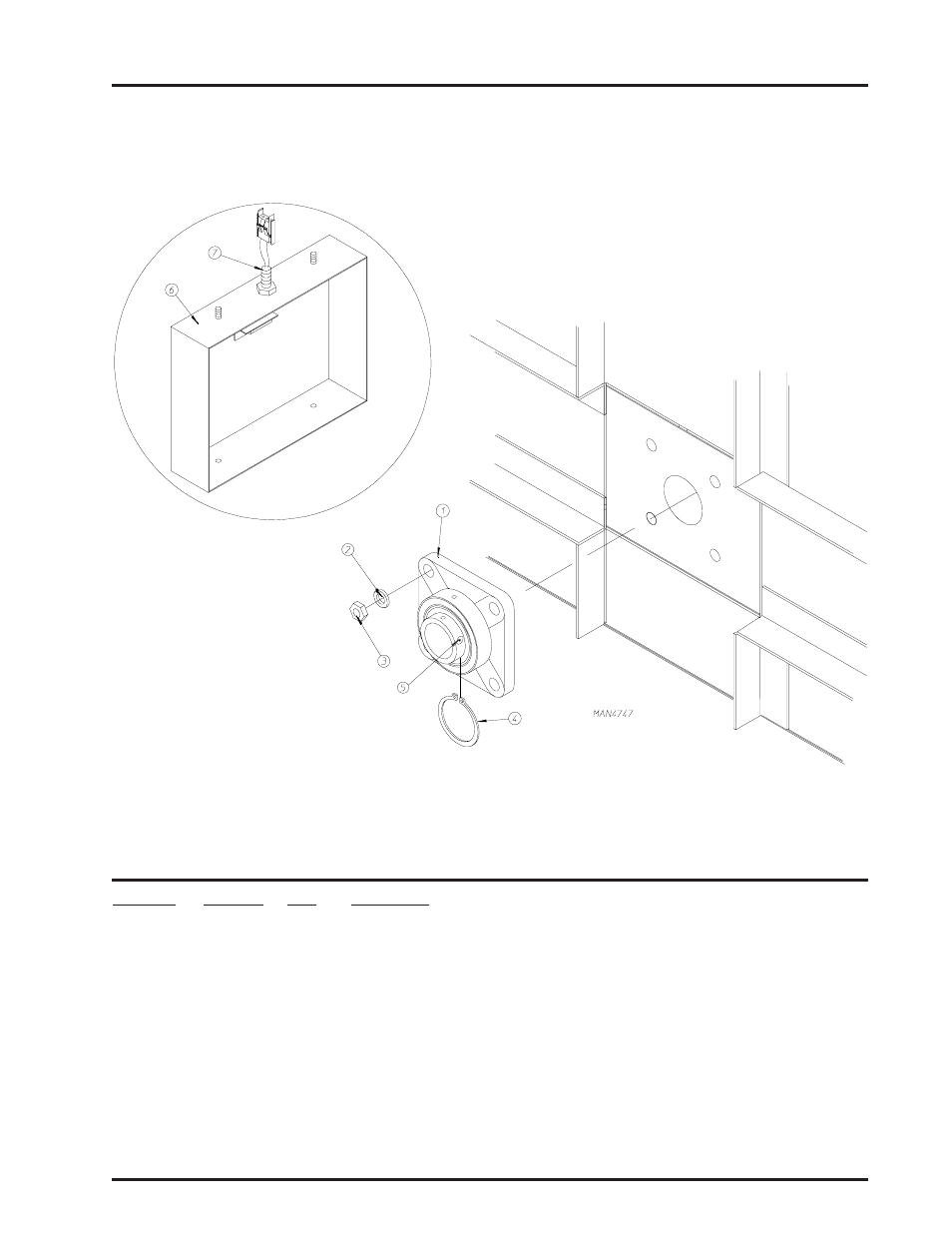 Basket (tumbler) bearing assembly | American Dryer Corp. MLG-96 User Manual | Page 15 / 30