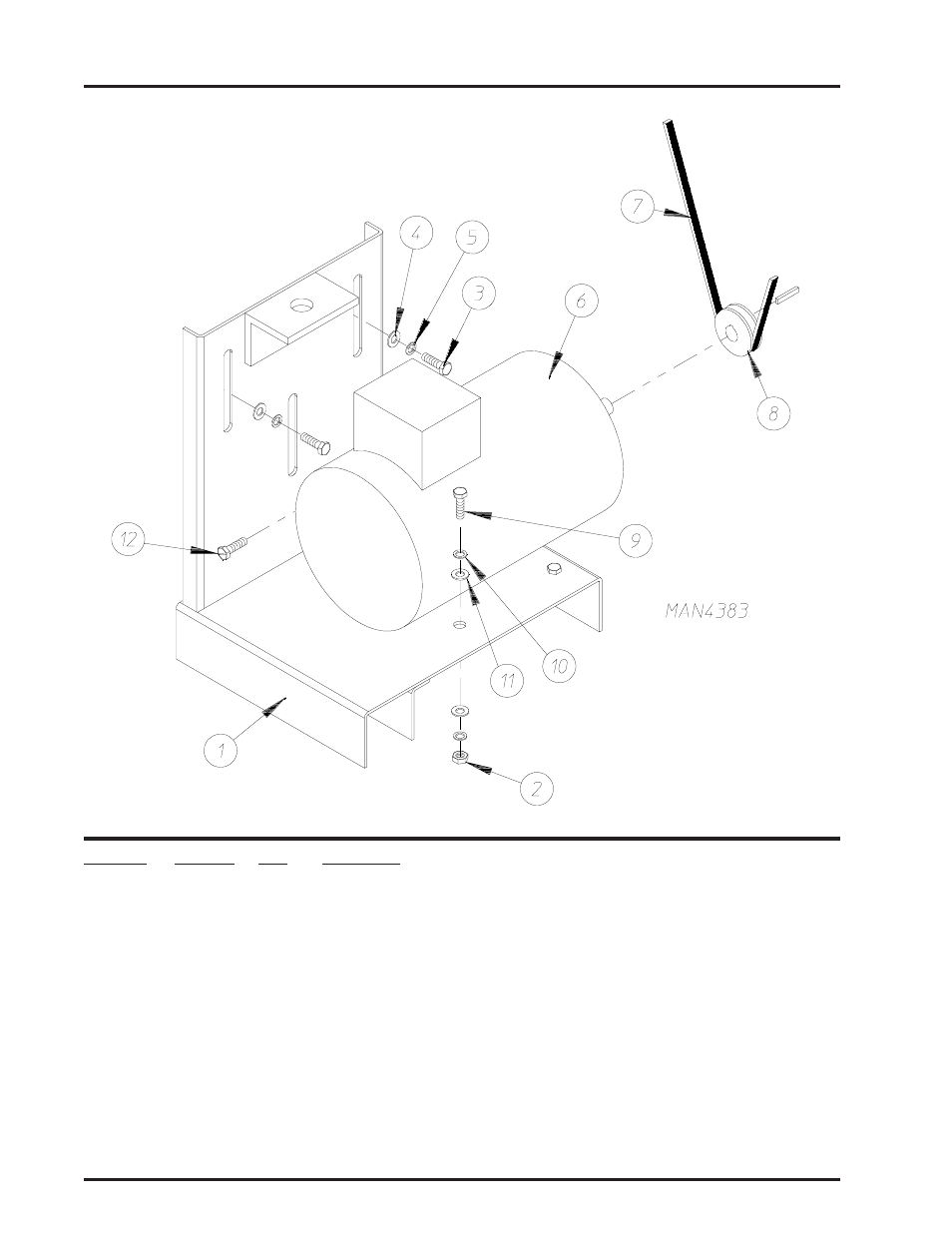 Drive motor assembly | American Dryer Corp. MLG-96 User Manual | Page 18 / 30