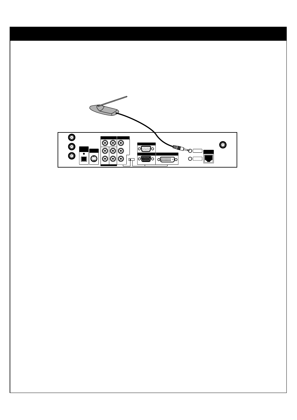 Setup and connections, 8. remote control rf antenna connection, The directv | Sony SAT-HD300 User Manual | Page 36 / 126