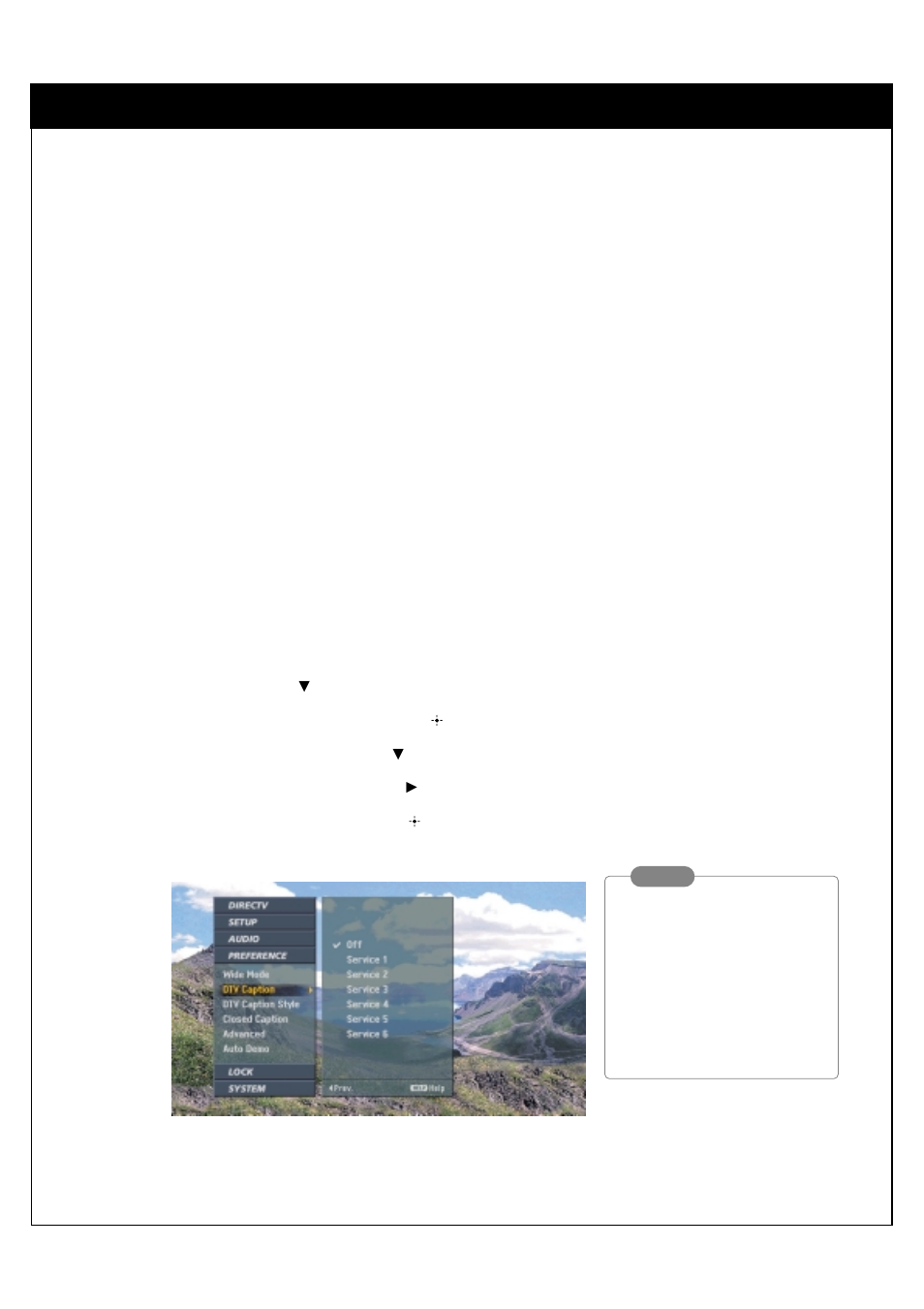 14. setting digital caption | Sony SAT-HD300 User Manual | Page 93 / 126