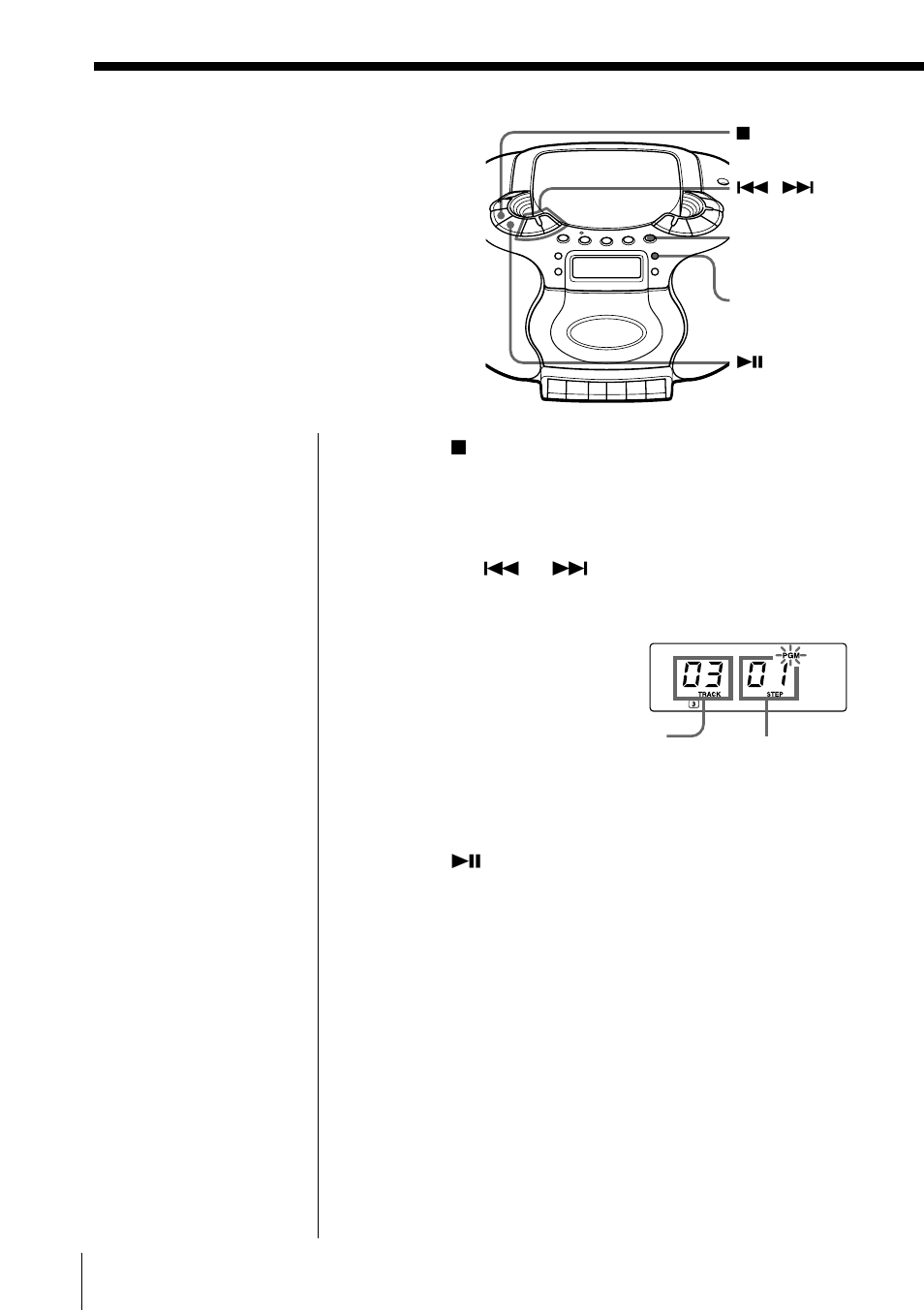 Creating your own program (program play), Creating your own program | Sony CFD-E55 User Manual | Page 16 / 36
