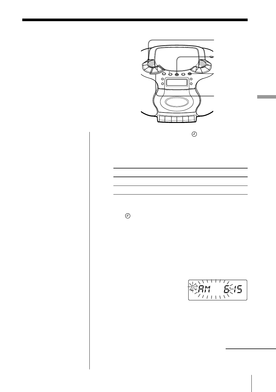 Waking up to music | Sony CFD-E55 User Manual | Page 21 / 36