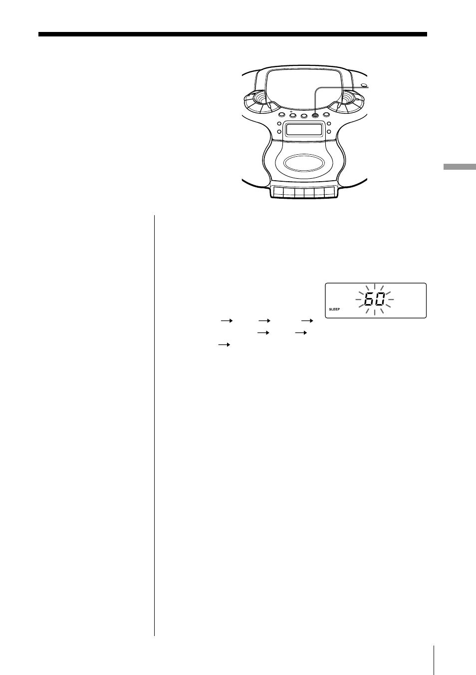 Falling asleep to music | Sony CFD-E55 User Manual | Page 23 / 36