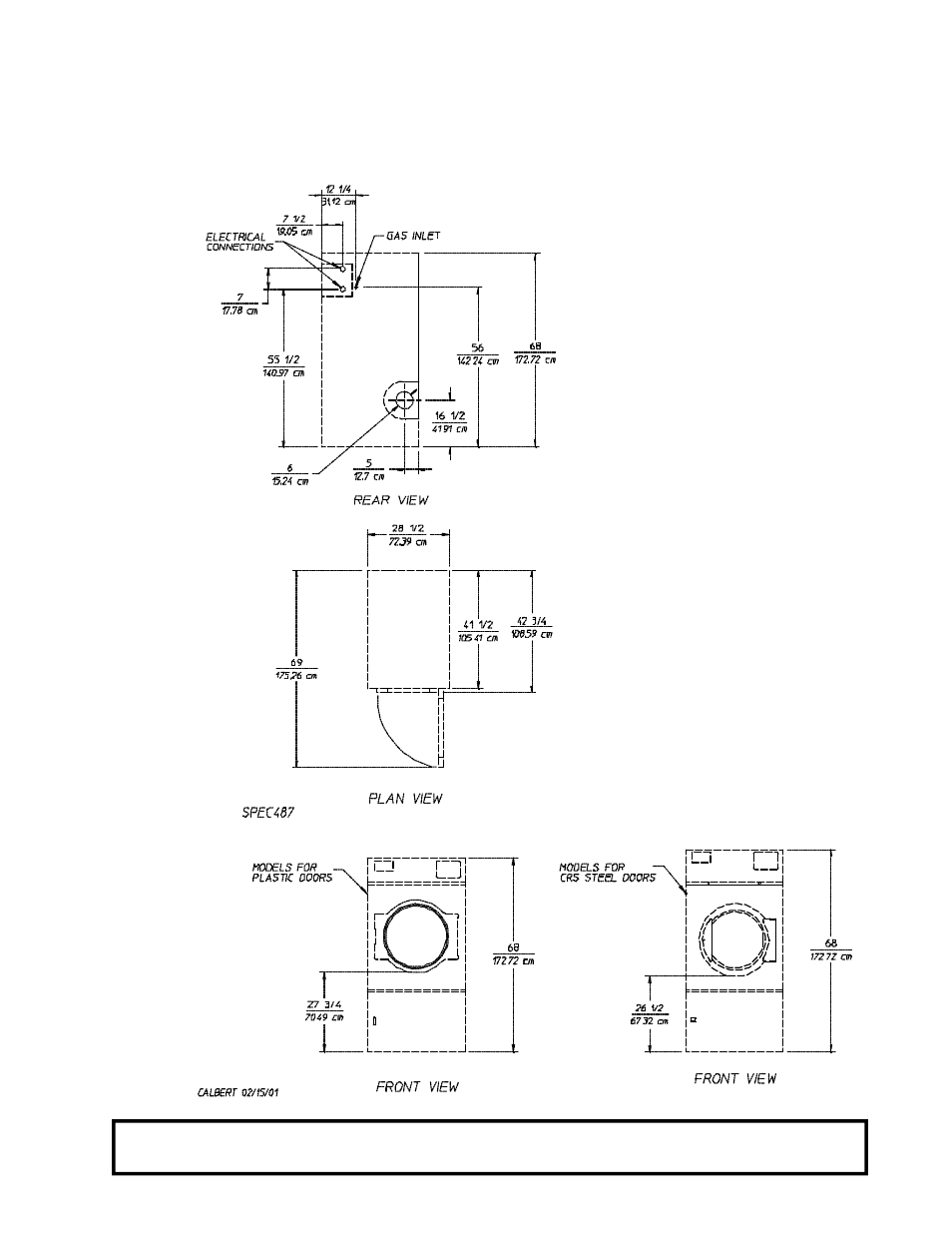 Specifications adg-27 | American Dryer Corp. AD-27 User Manual | Page 11 / 56