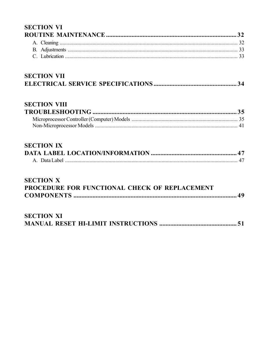 American Dryer Corp. AD-27 User Manual | Page 6 / 56