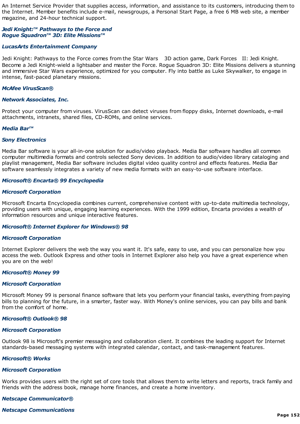 Sony PCV-R522DS User Manual | Page 152 / 245