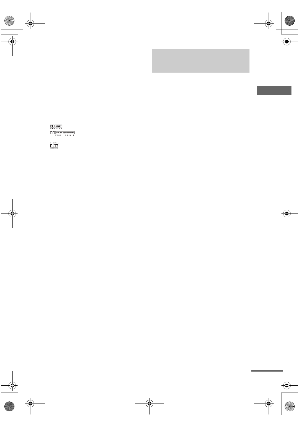 Selecting the surround back decoding mode, Surr back decoding, Selecting the surround back decoding | Mode — surr back decoding | Sony STR-DE898 User Manual | Page 33 / 64