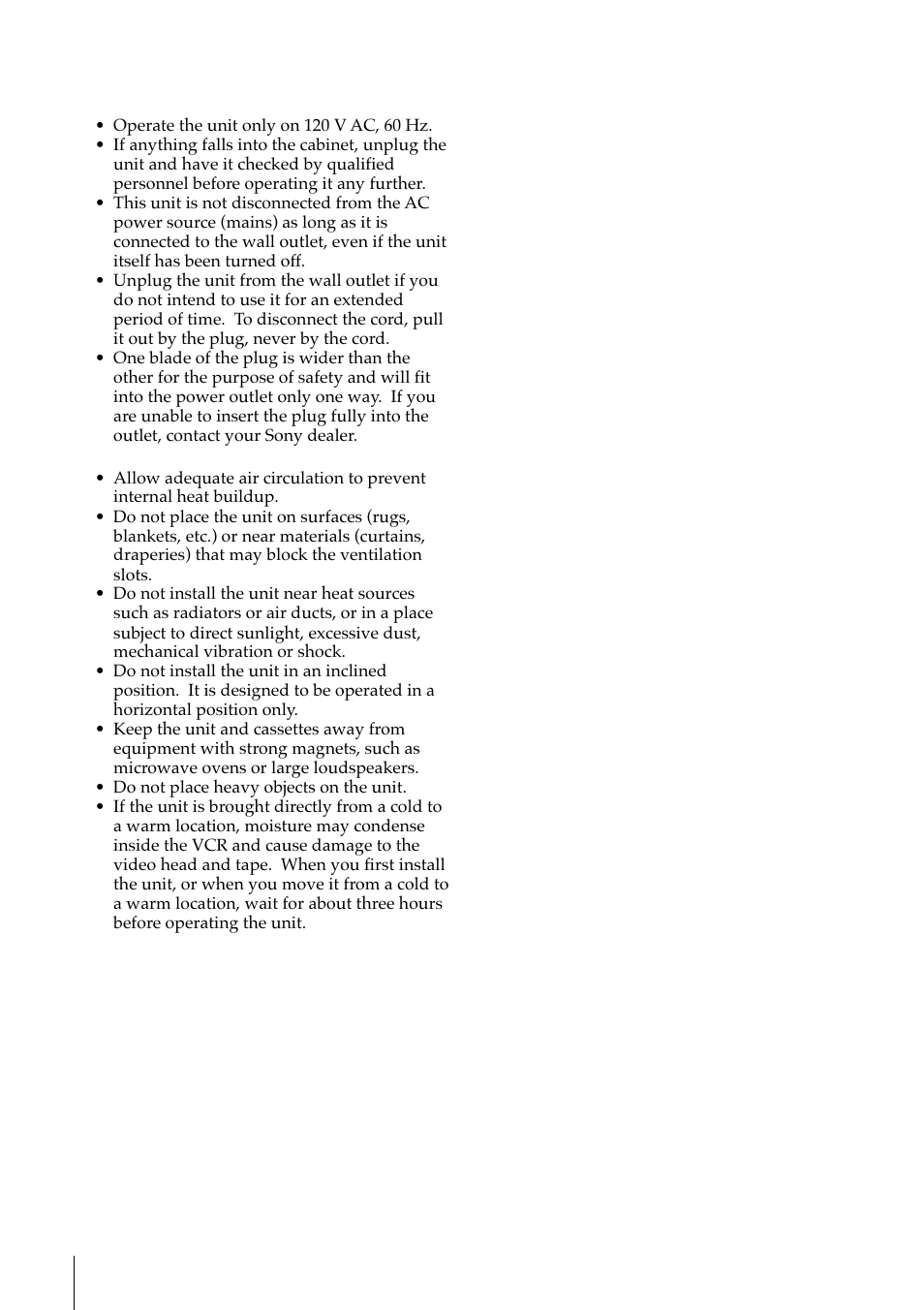Sony SLV-M91HF User Manual | Page 2 / 68