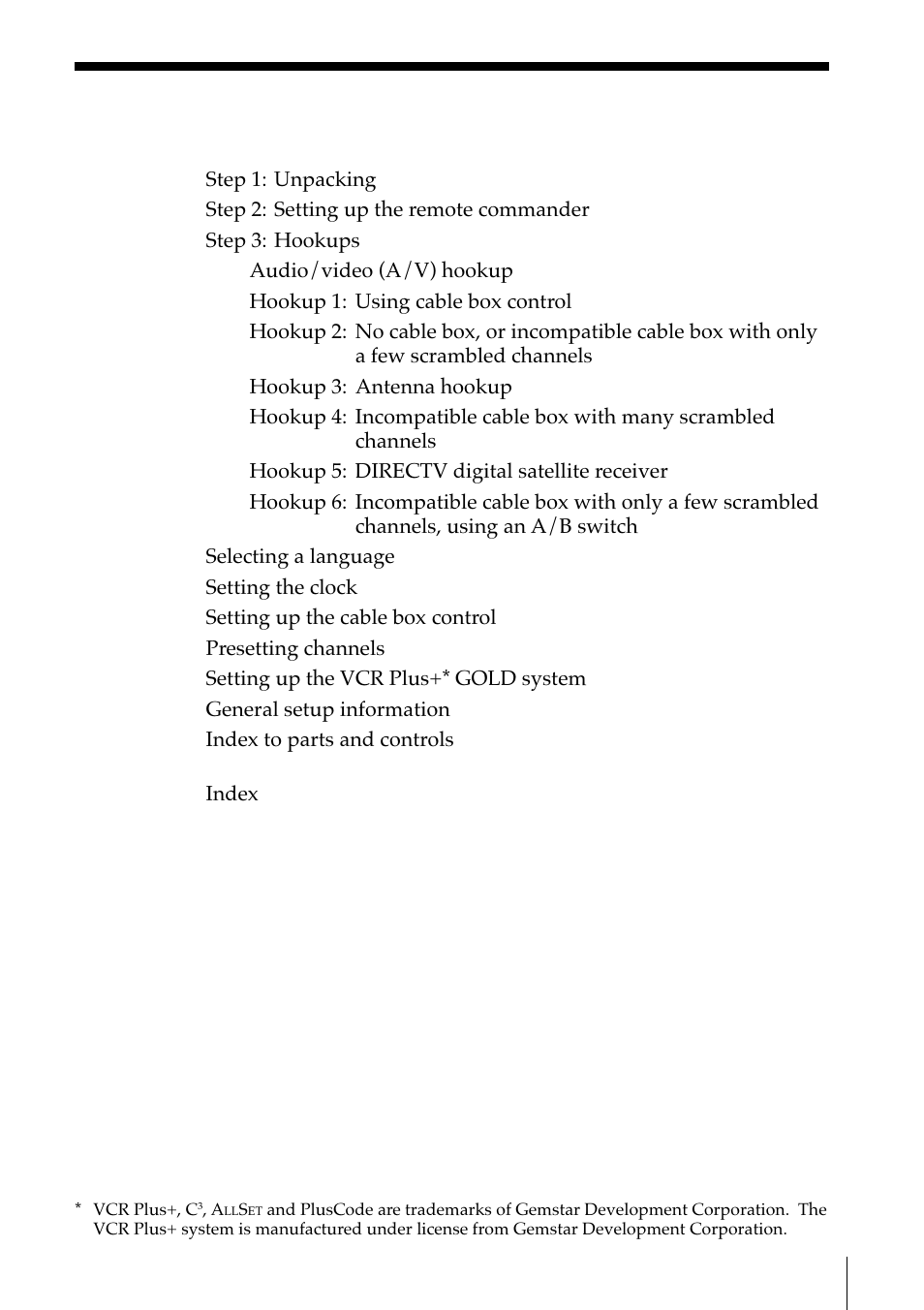 Sony SLV-M91HF User Manual | Page 3 / 68