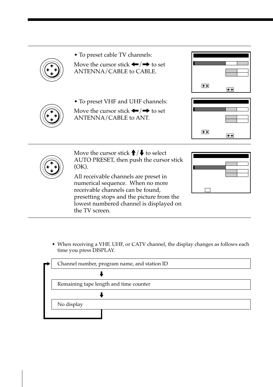 48 presetting channels (continued) | Sony SLV-M91HF User Manual | Page 48 / 68