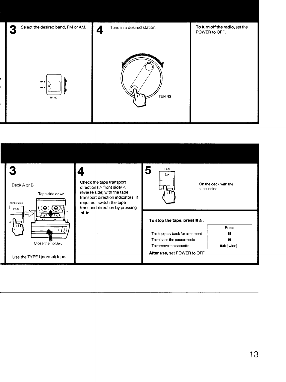 Sony CFD-DW83 User Manual | Page 13 / 27