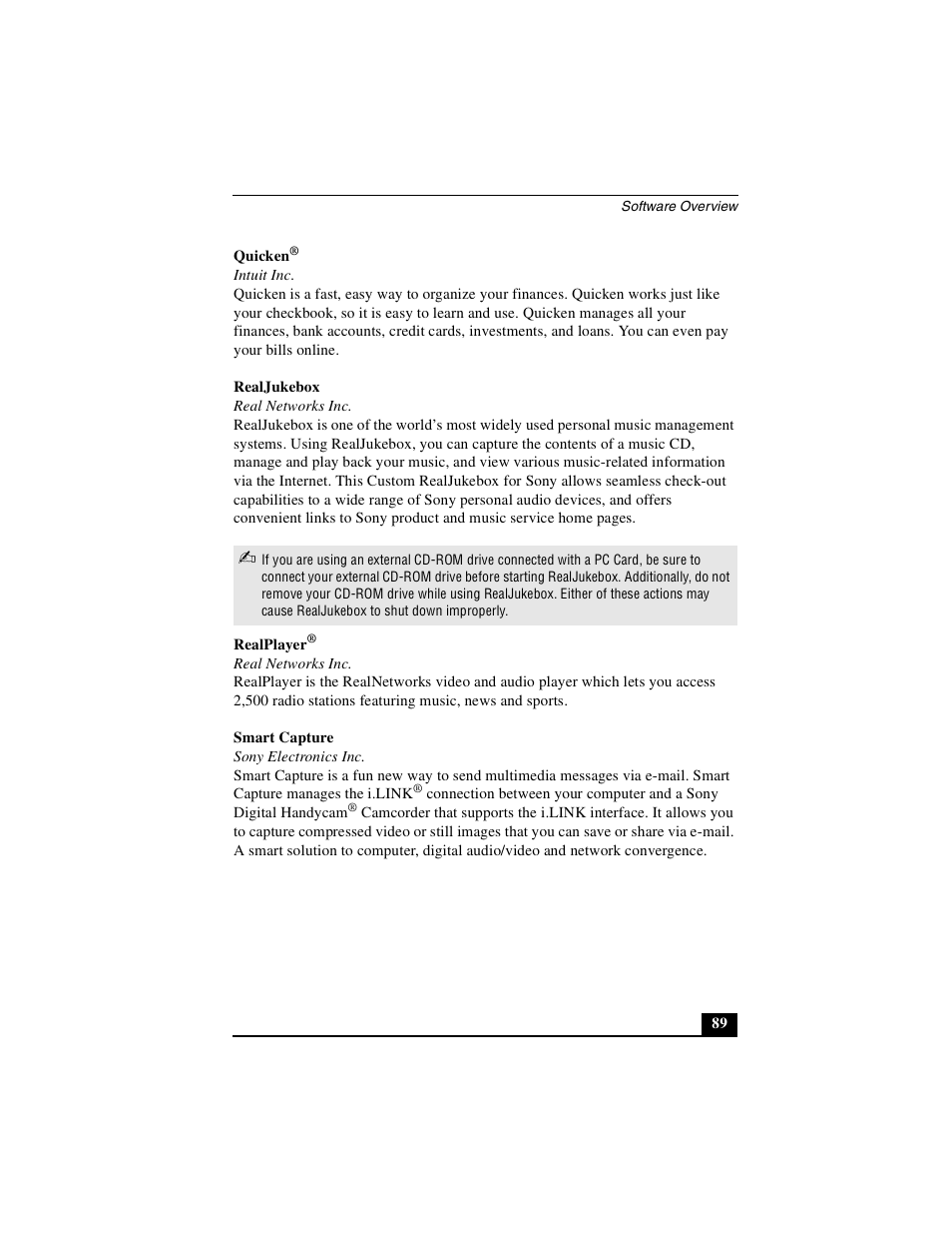 Sony PCG-FX410 User Manual | Page 89 / 132