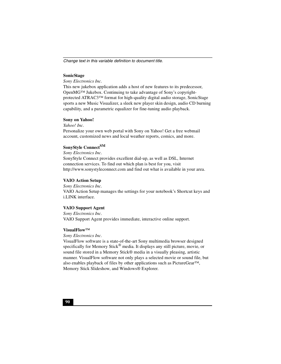 Sony PCG-FX410 User Manual | Page 90 / 132
