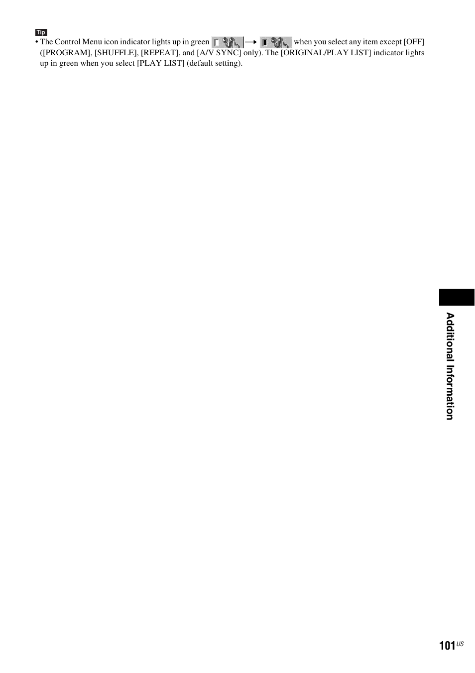 Sony DAV-X1V User Manual | Page 101 / 107
