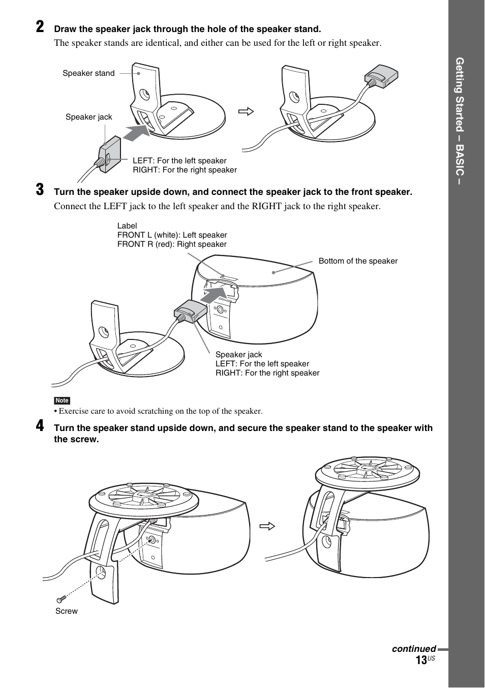 Sony DAV-X1V User Manual | Page 13 / 107