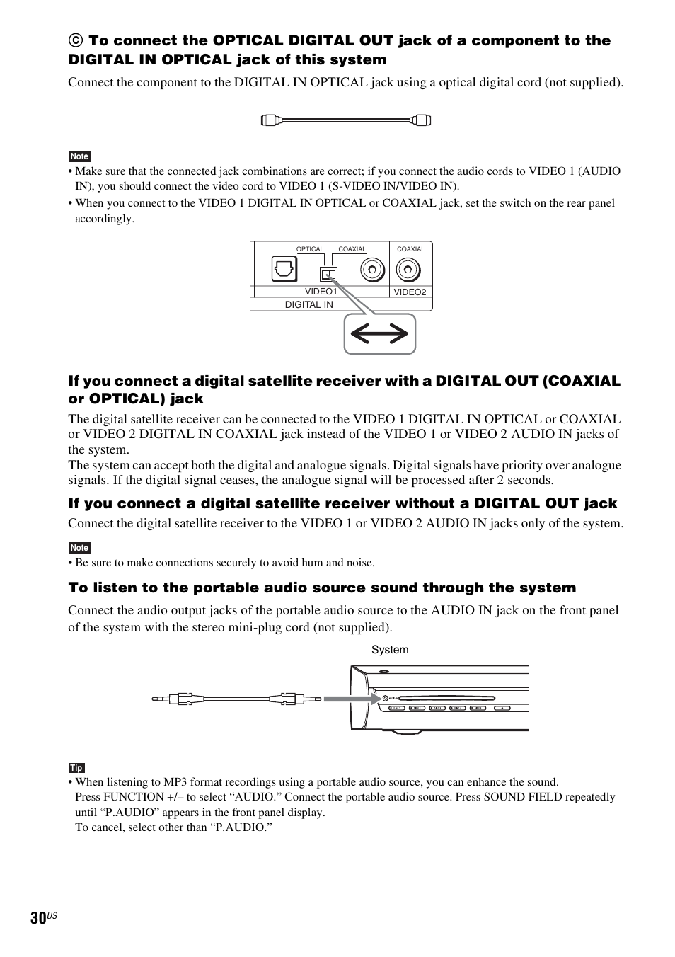Sony DAV-X1V User Manual | Page 30 / 107
