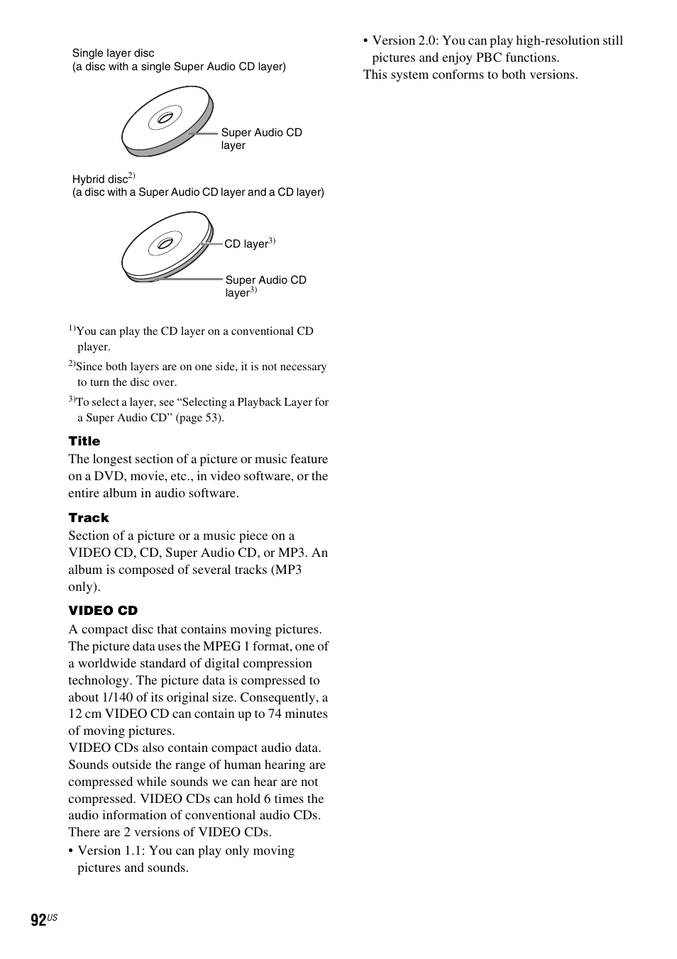 Sony DAV-X1V User Manual | Page 92 / 107