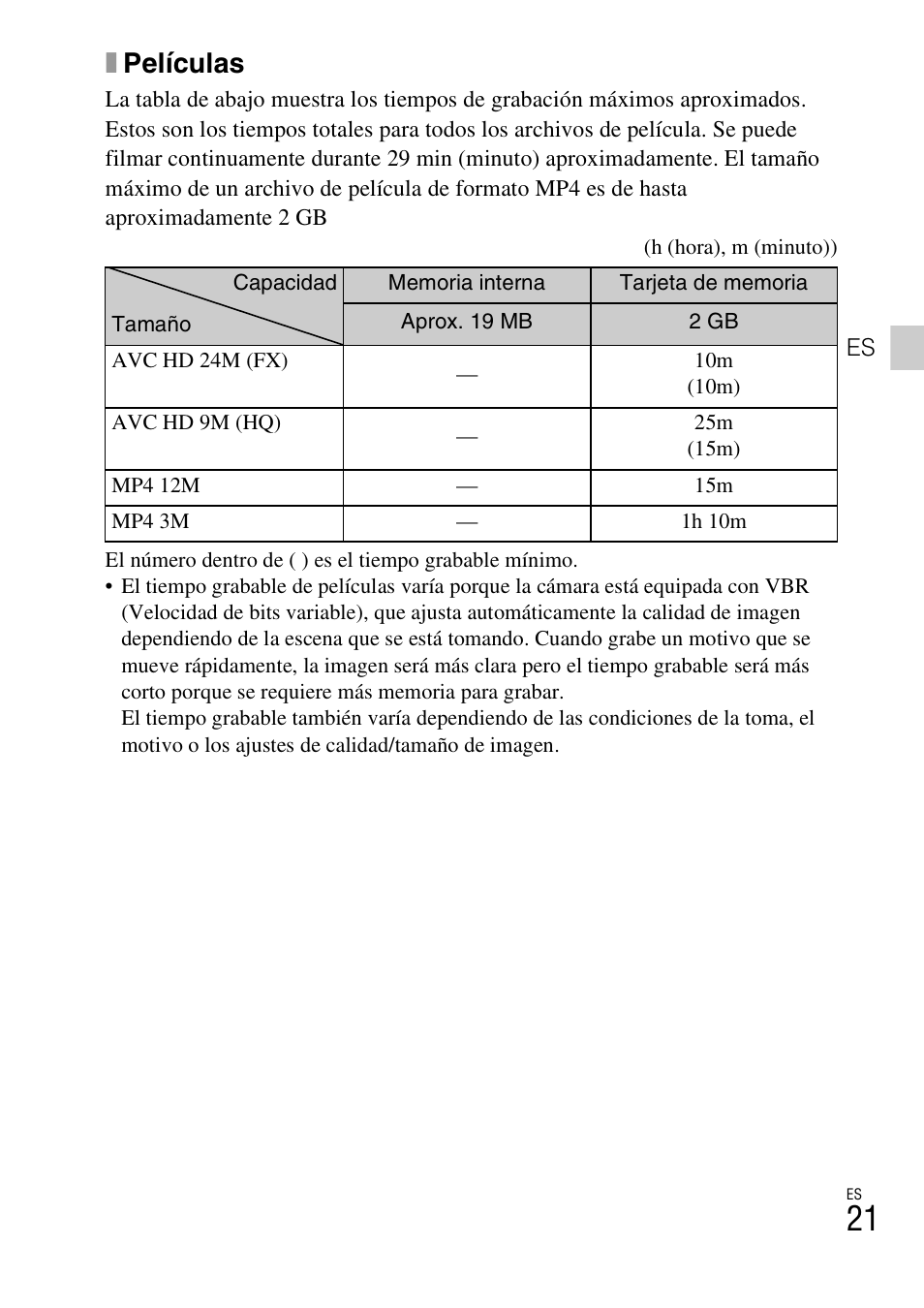 Xpelículas | Sony DSC-WX10 User Manual | Page 49 / 56