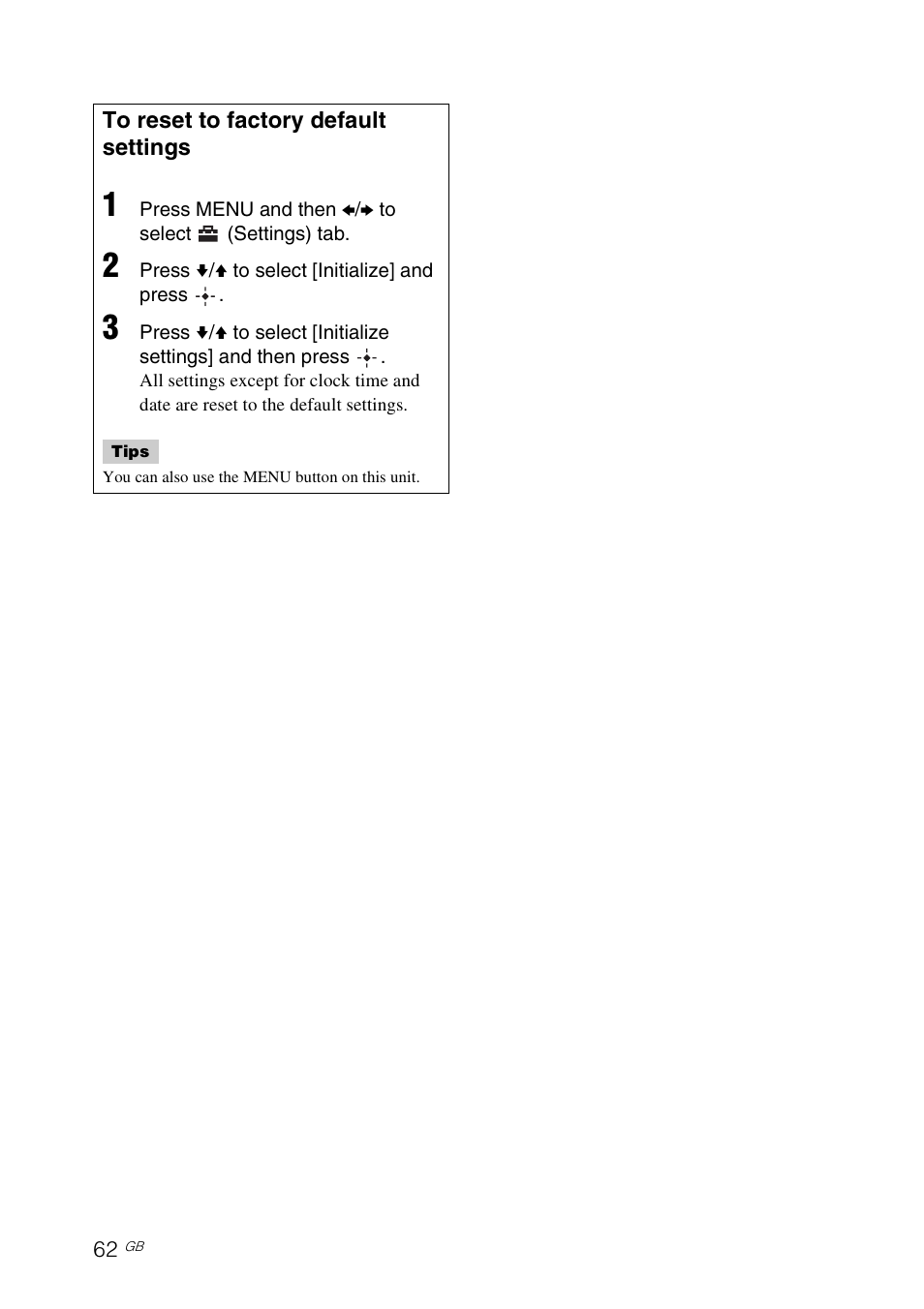 Sony DPP-F700 User Manual | Page 62 / 109