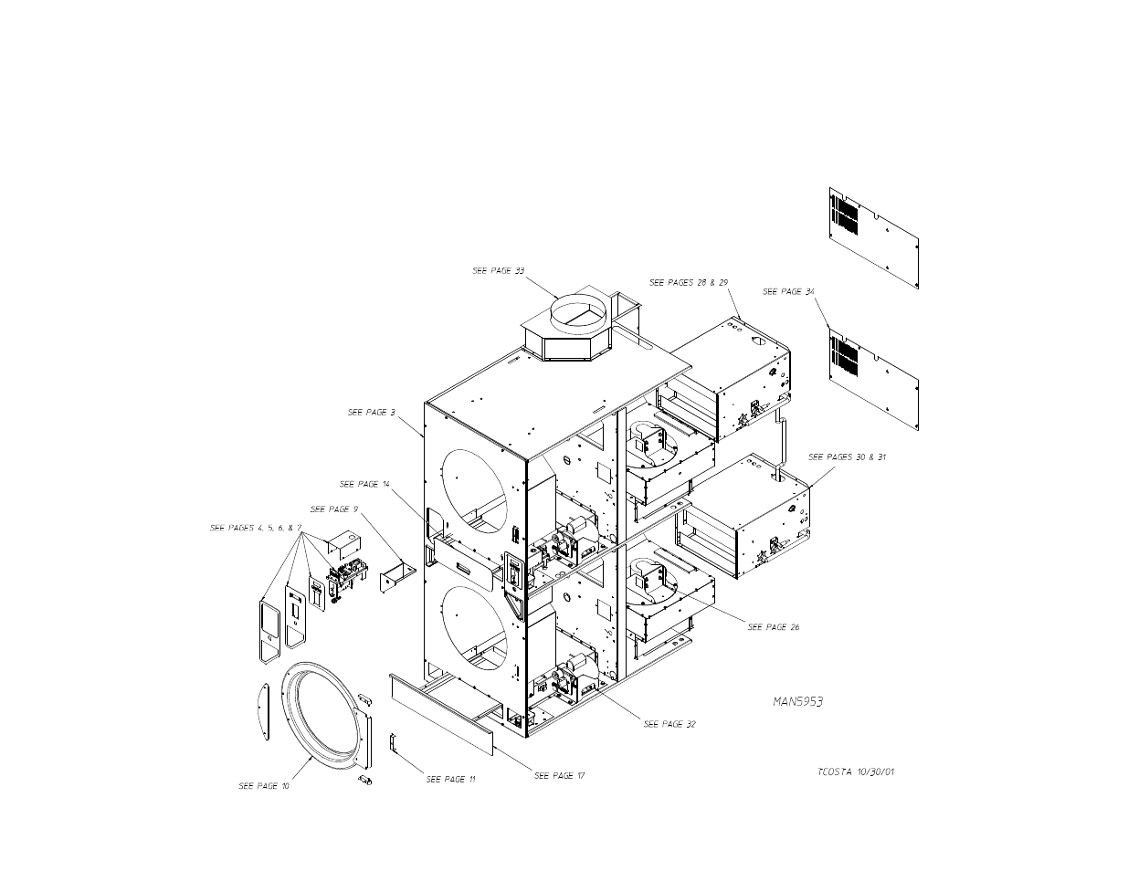 Quick reference diagram | American Dryer Corp. AD-540 User Manual | Page 3 / 38