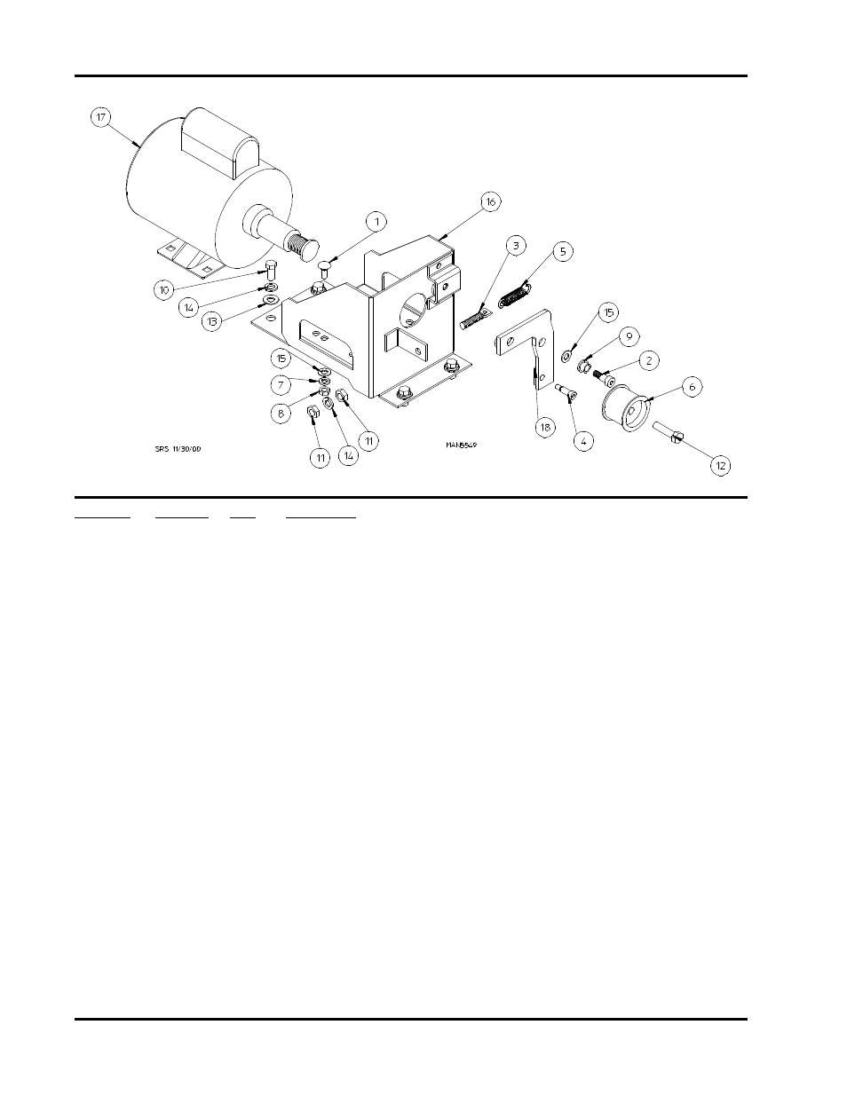 Drive motor/motor mount assemblies | American Dryer Corp. AD-540 User Manual | Page 34 / 38