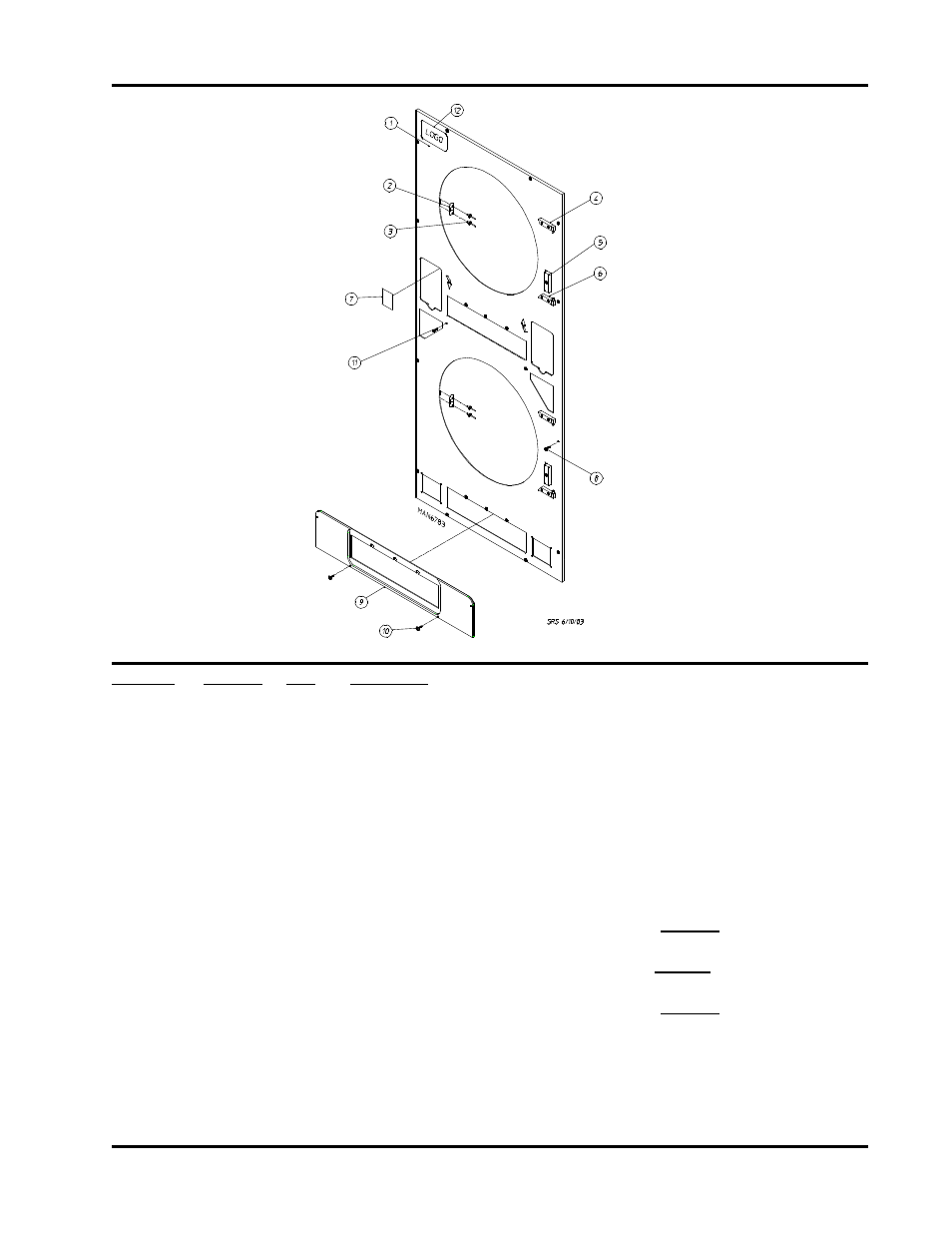 Front panel assembly | American Dryer Corp. AD-540 User Manual | Page 5 / 38