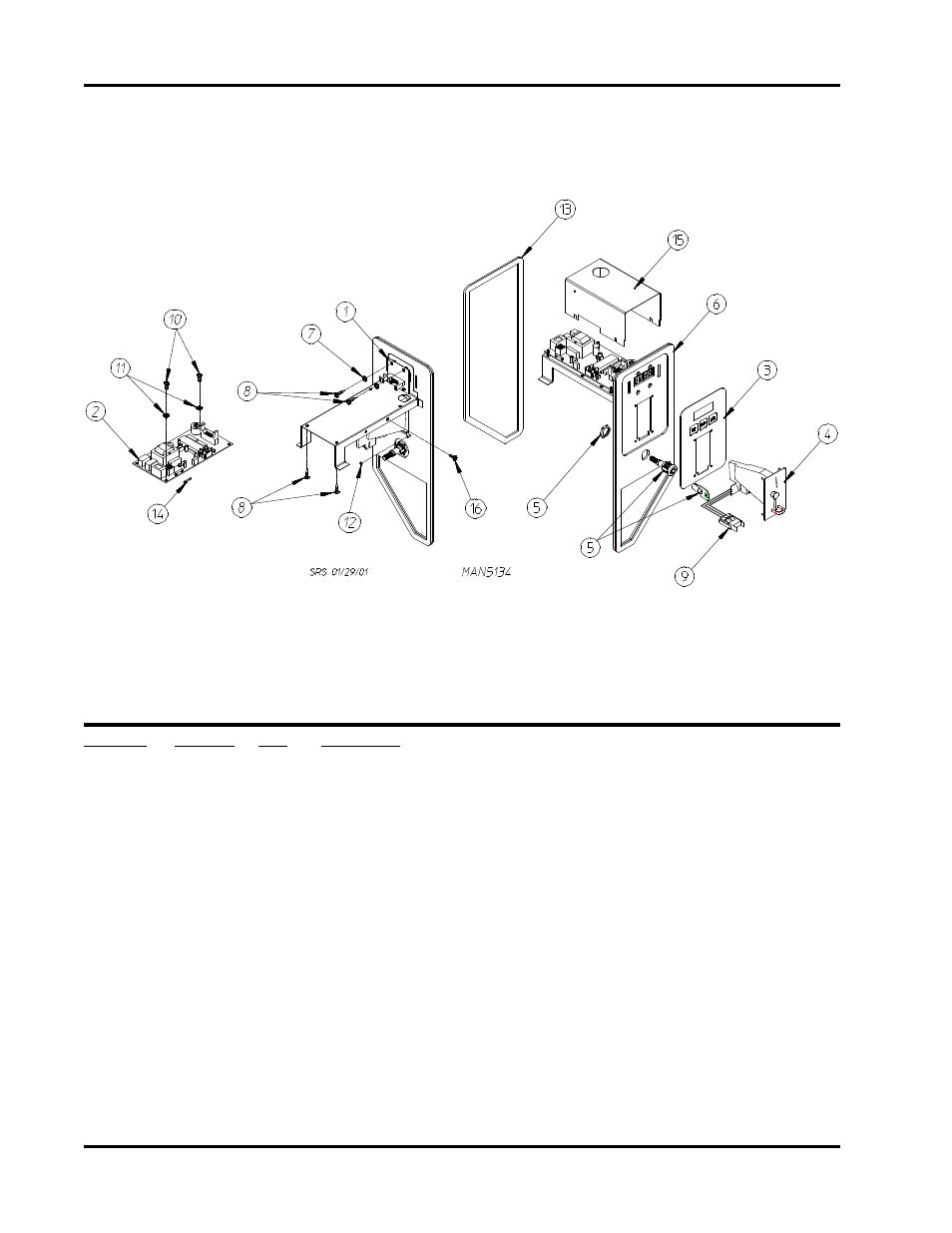 Left coin/computer assembly, For models mfd. prior to february 15, 2001 | American Dryer Corp. AD-540 User Manual | Page 8 / 38