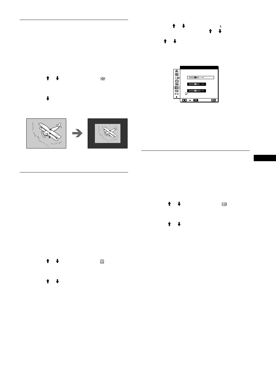 Adjusting the color temperature (color), Changing the menu’s position (menu position) | Sony SDM-N50PS User Manual | Page 15 / 104
